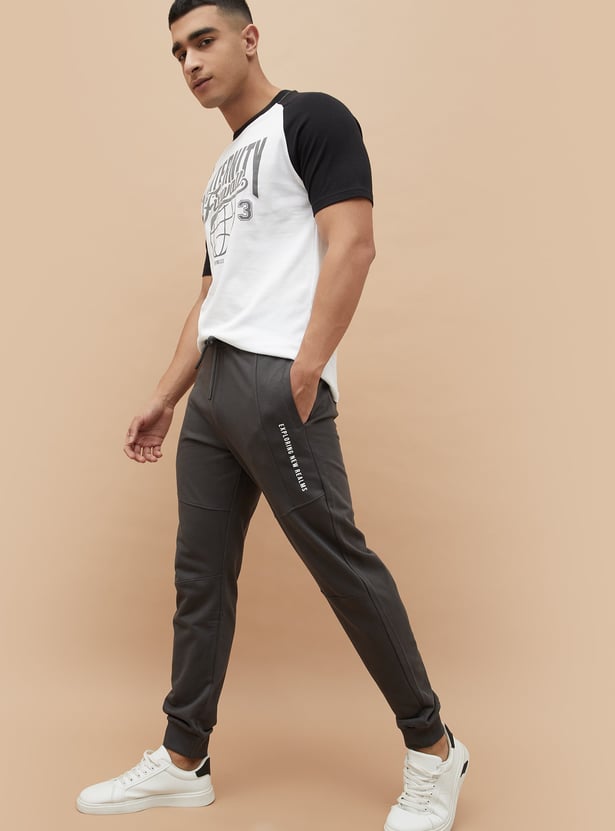 FAME FOREVER Solid Slim Fit Joggers