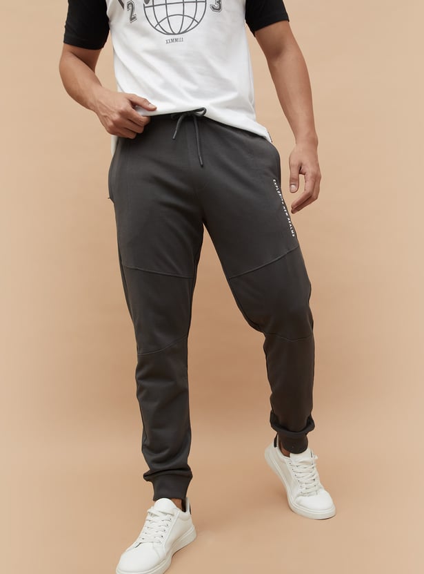 FAME FOREVER Solid Slim Fit Joggers