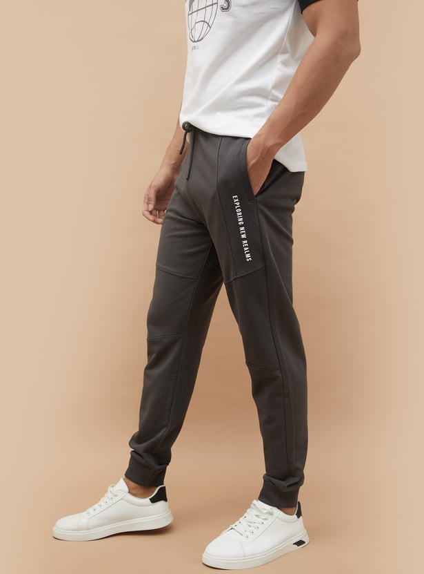 FAME FOREVER Solid Slim Fit Joggers