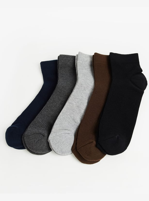 BONJOUR Assorted Ankle Length Socks - Pack of 5