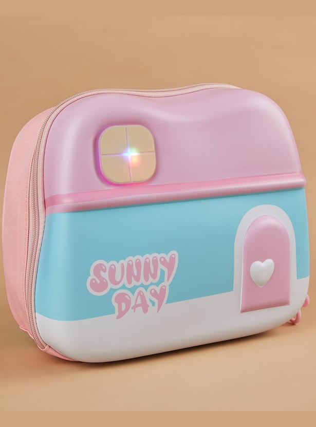 GINGER Girls Colourblock Backpack with LED