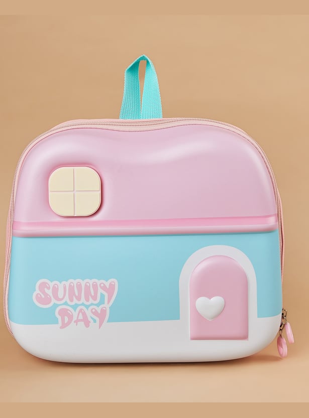 GINGER Girls Colourblock Backpack with LED