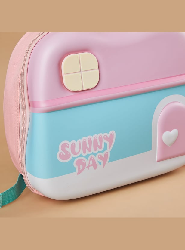 GINGER Girls Colourblock Backpack with LED