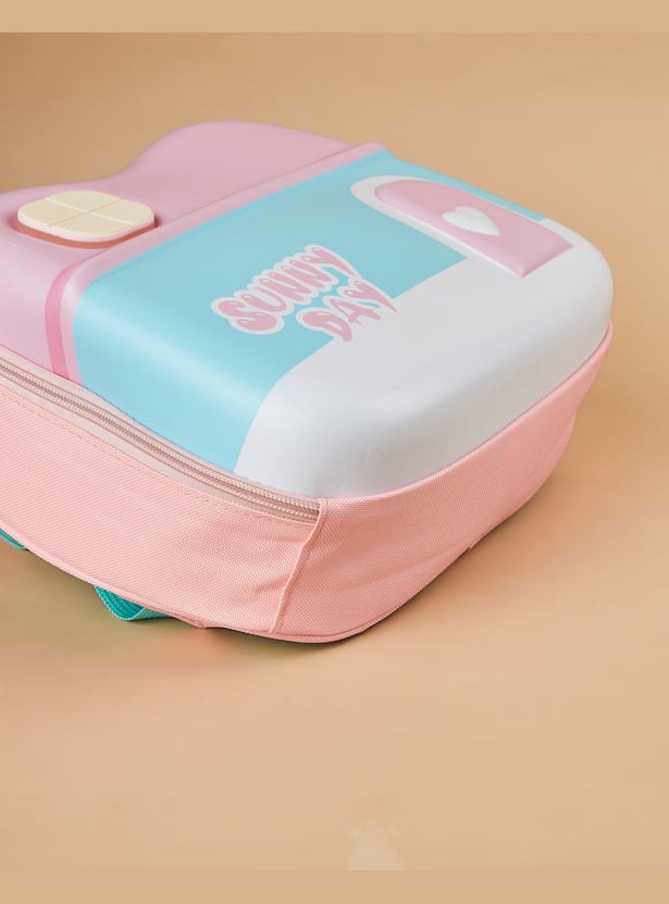 GINGER Girls Colourblock Backpack with LED
