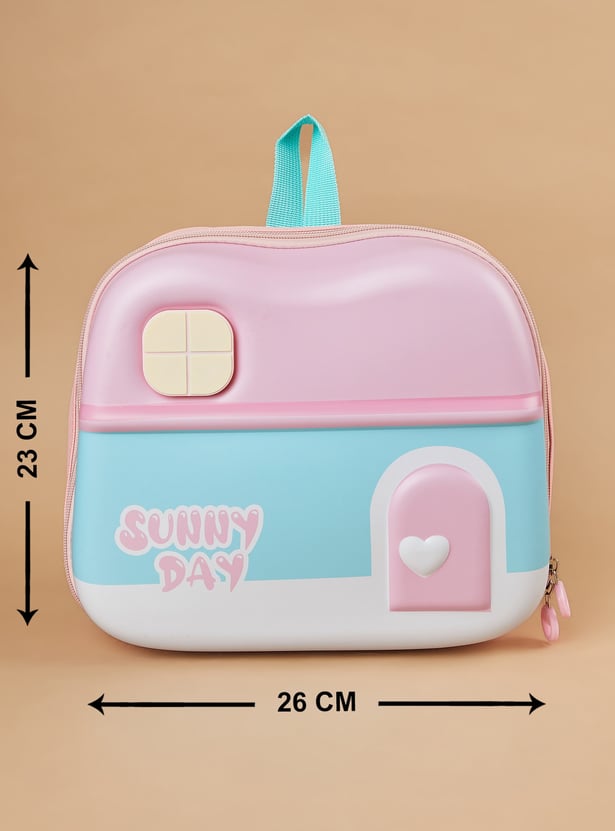 GINGER Girls Colourblock Backpack with LED