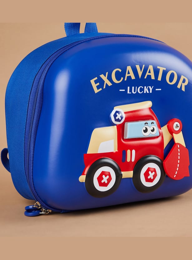 GROZZO Girls Embossed Backpack