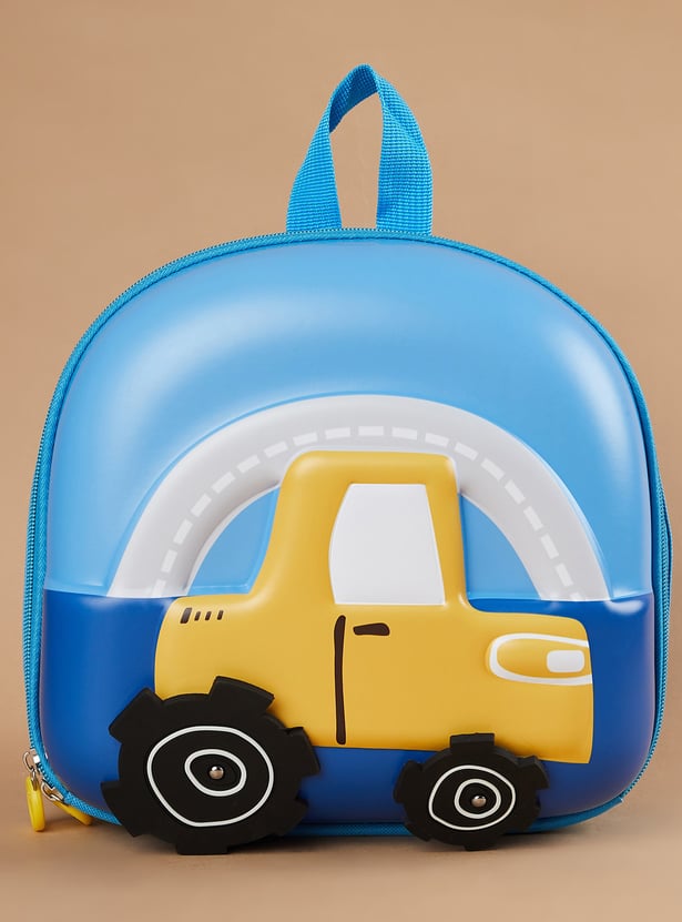 GINGER Girls Car Applique Backpack
