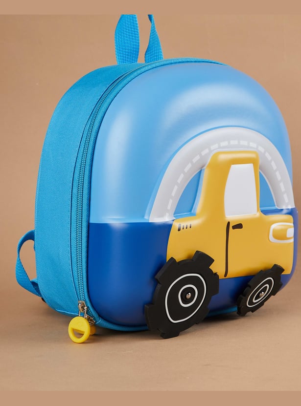 GINGER Girls Car Applique Backpack