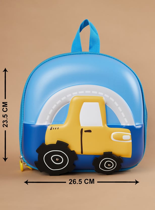 GINGER Girls Car Applique Backpack