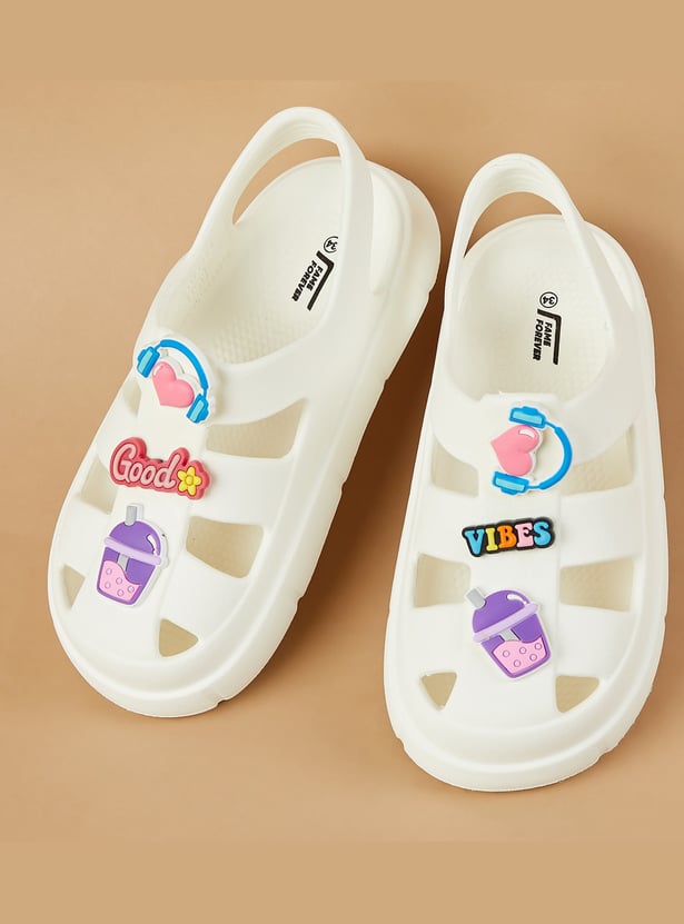 FAME FOREVER Girls Motif Sandals