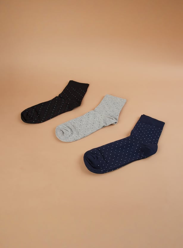 CODE Knitted Ankle Length Socks - Pack of 3