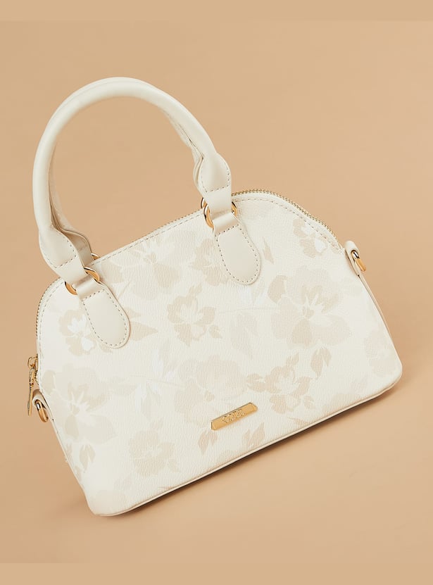 CODE Floral Printed Handheld Bag