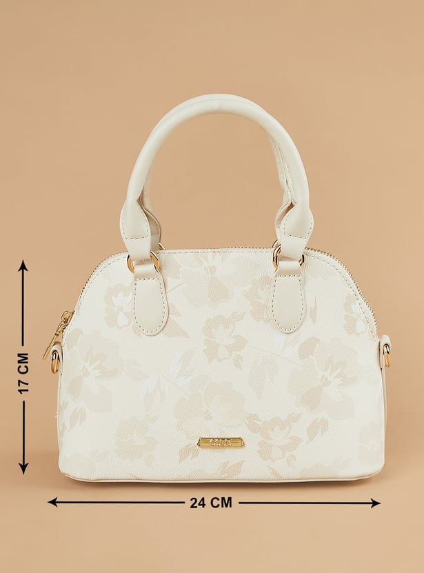 CODE Floral Printed Handheld Bag