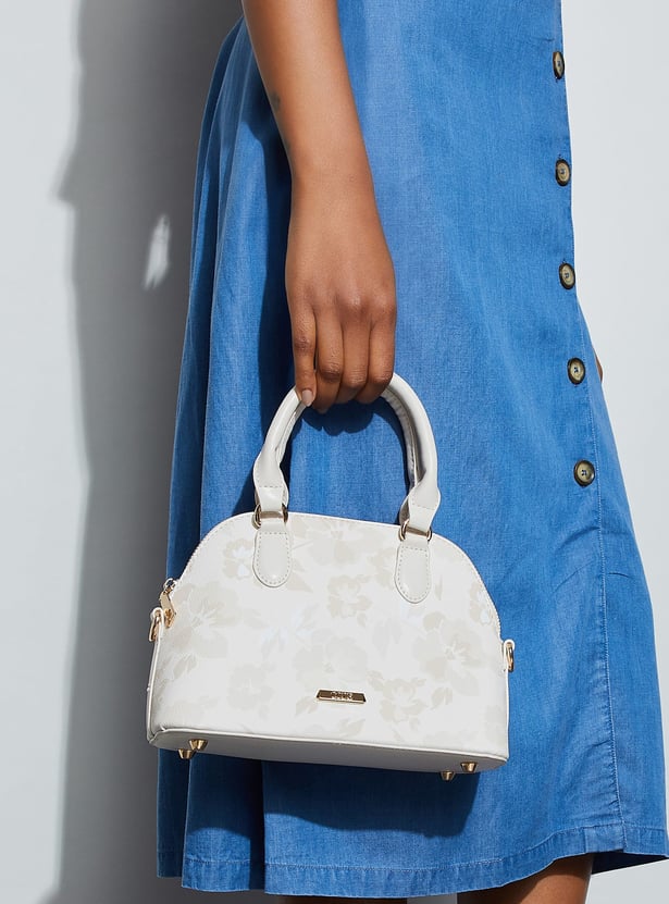 CODE Floral Printed Handheld Bag