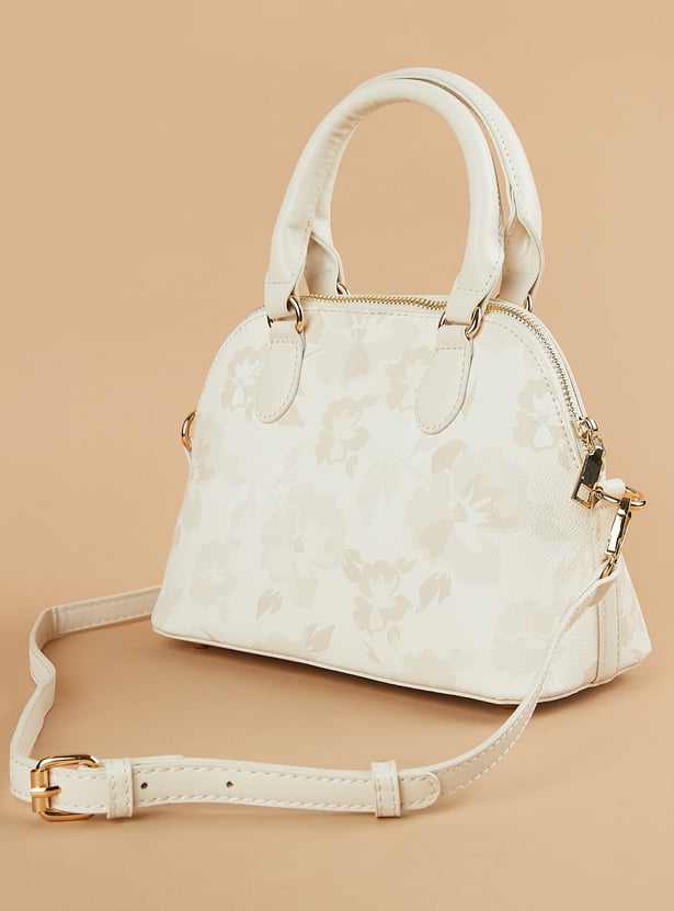 CODE Floral Printed Handheld Bag