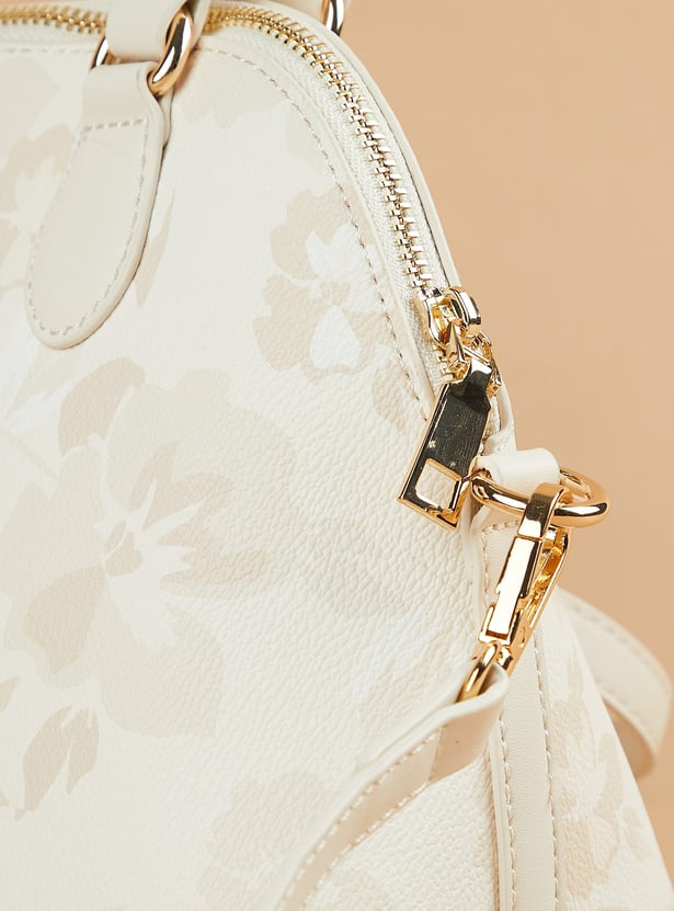 CODE Floral Printed Handheld Bag