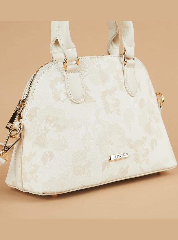 CODE Floral Printed Handheld Bag