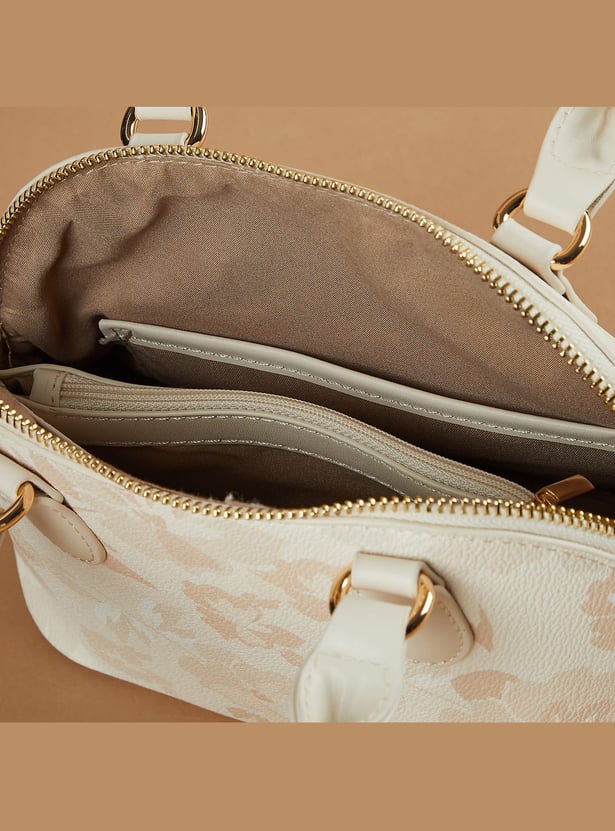 CODE Floral Printed Handheld Bag