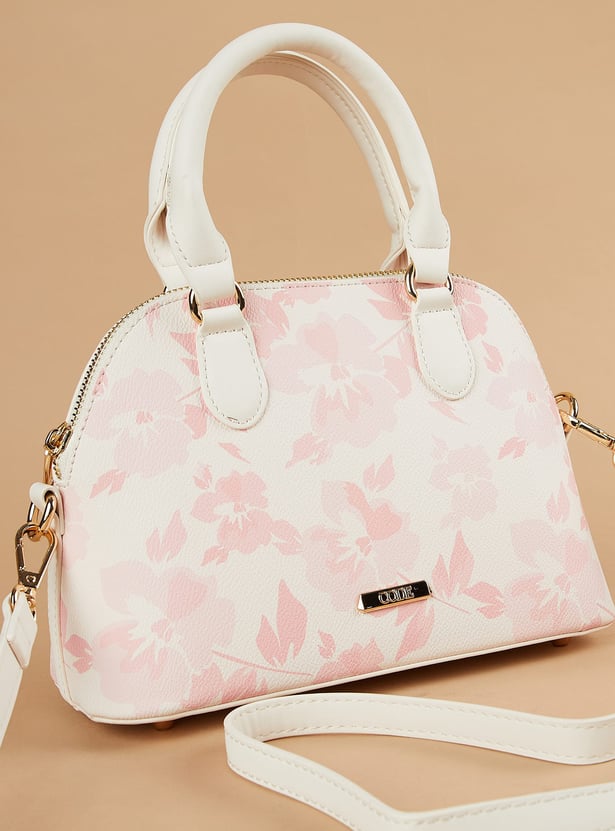 CODE Floral Printed Handheld Bag