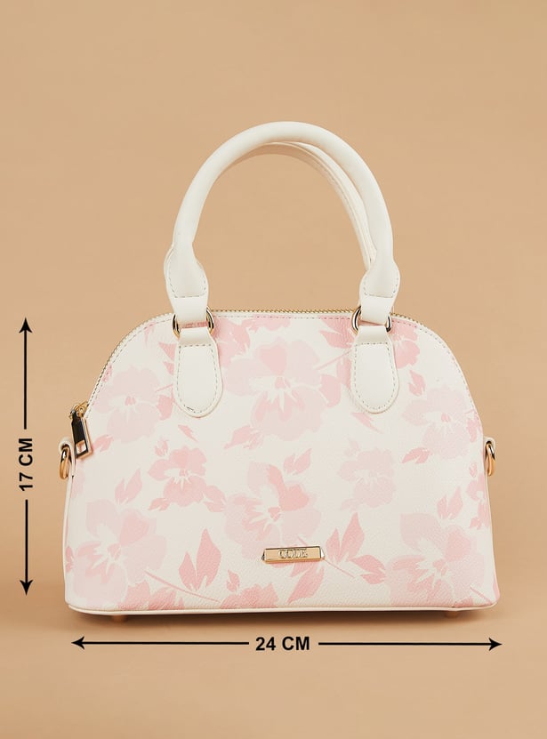 CODE Floral Printed Handheld Bag