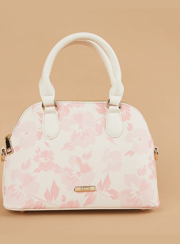 CODE Floral Printed Handheld Bag