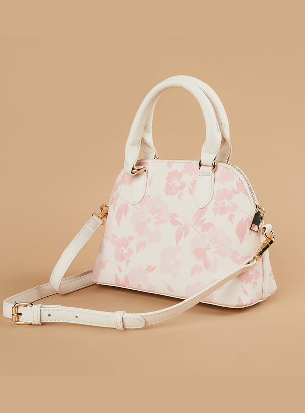 CODE Floral Printed Handheld Bag