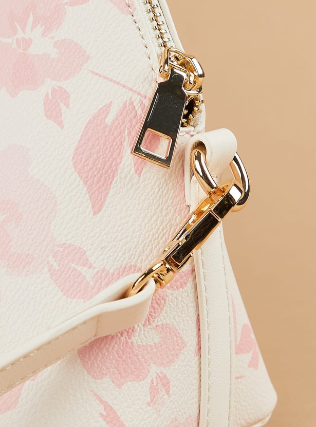 CODE Floral Printed Handheld Bag
