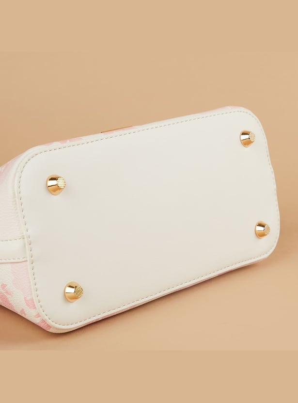CODE Floral Printed Handheld Bag