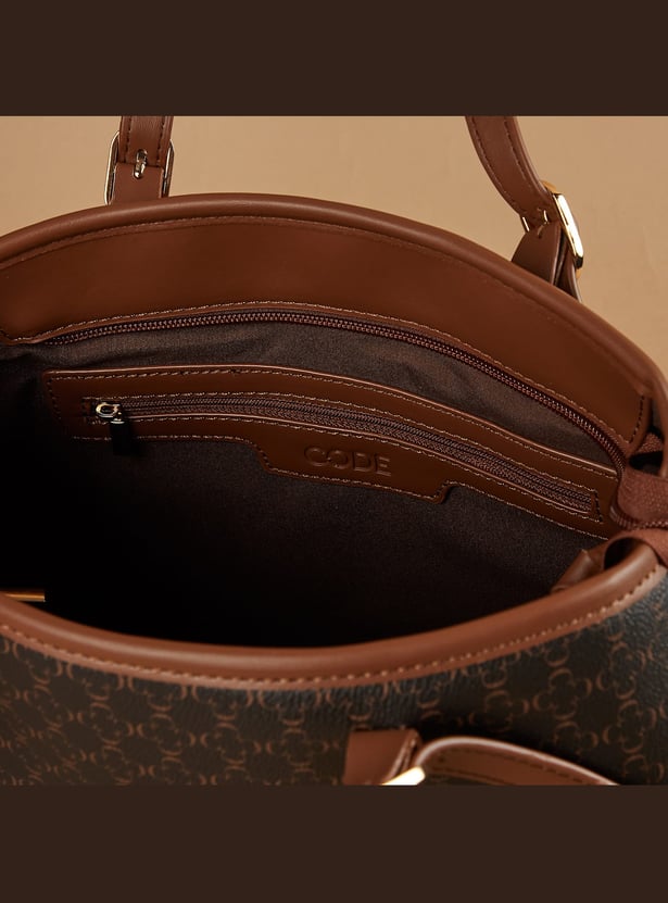 CODE Printed Shoulder Bag