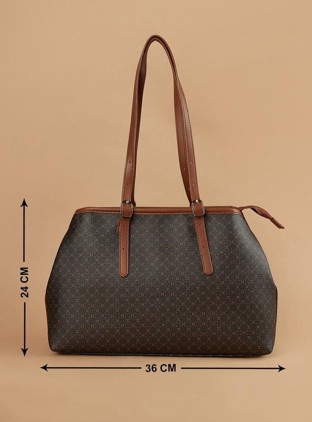 CODE Printed Shoulder Bag