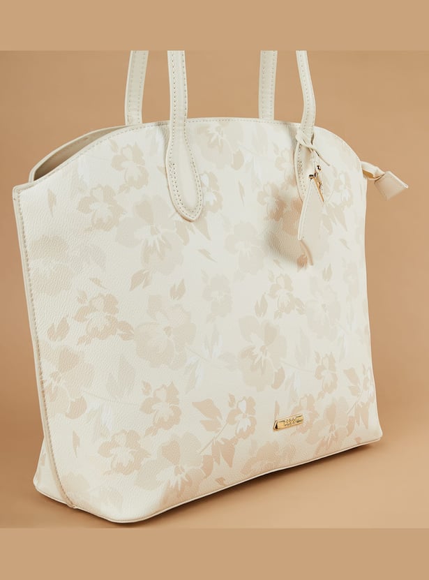 CODE Floral Print Shoulder Bag