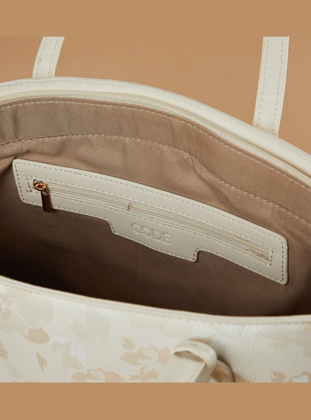CODE Floral Print Shoulder Bag
