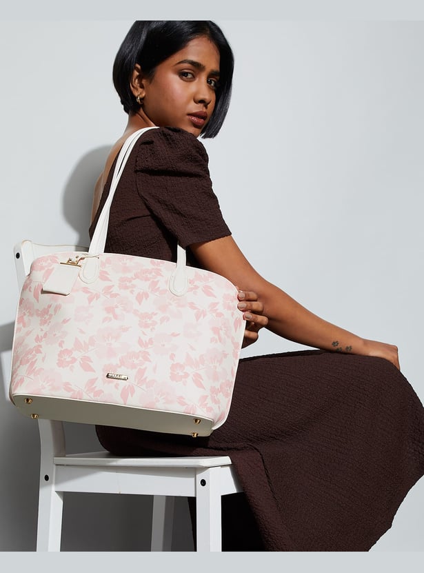 CODE Floral Print Shoulder Bag