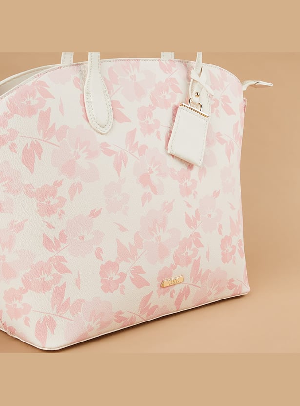 CODE Floral Print Shoulder Bag