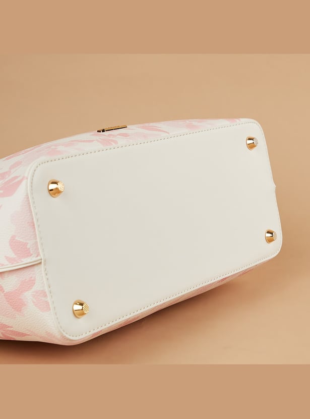 CODE Floral Print Shoulder Bag