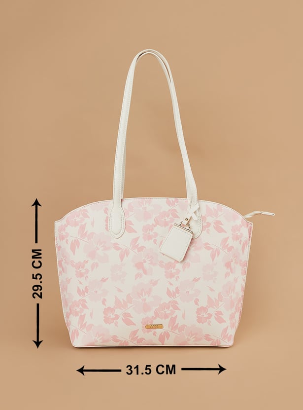 CODE Floral Print Shoulder Bag