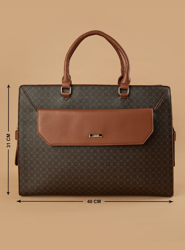 CODE Printed Laptop Bag