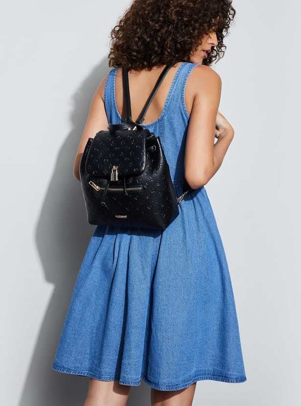 GINGER Embossed Design Backpack