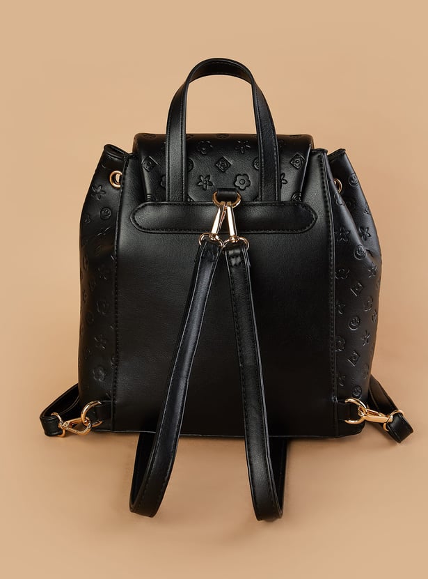 GINGER Embossed Design Backpack