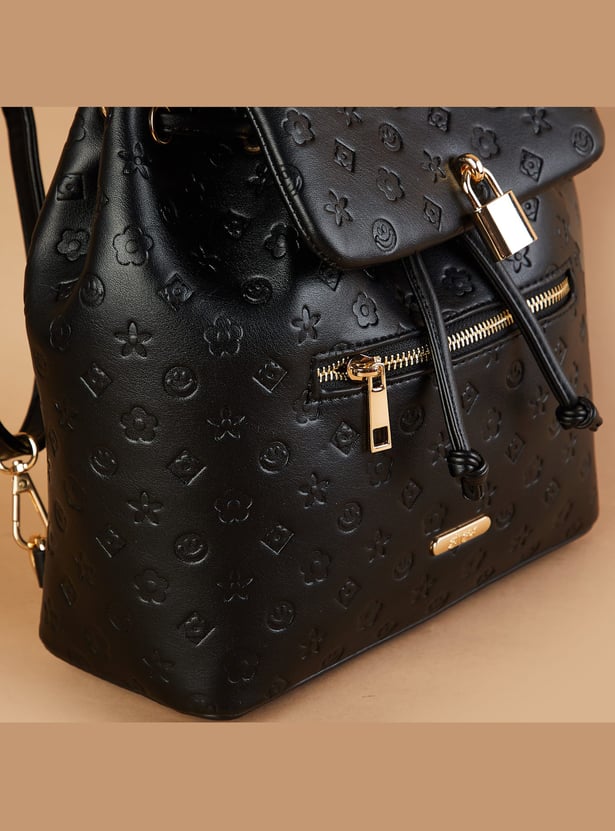 GINGER Embossed Design Backpack