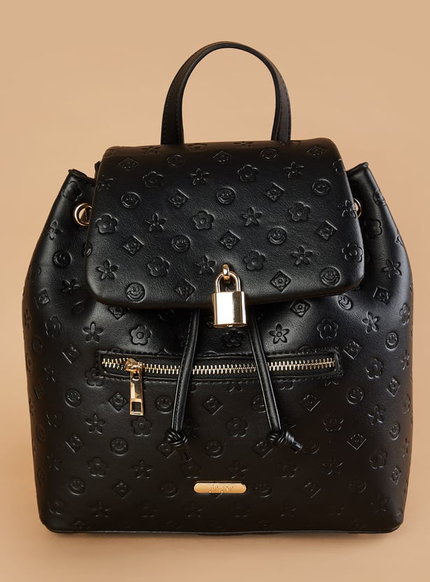 GINGER Embossed Design Backpack