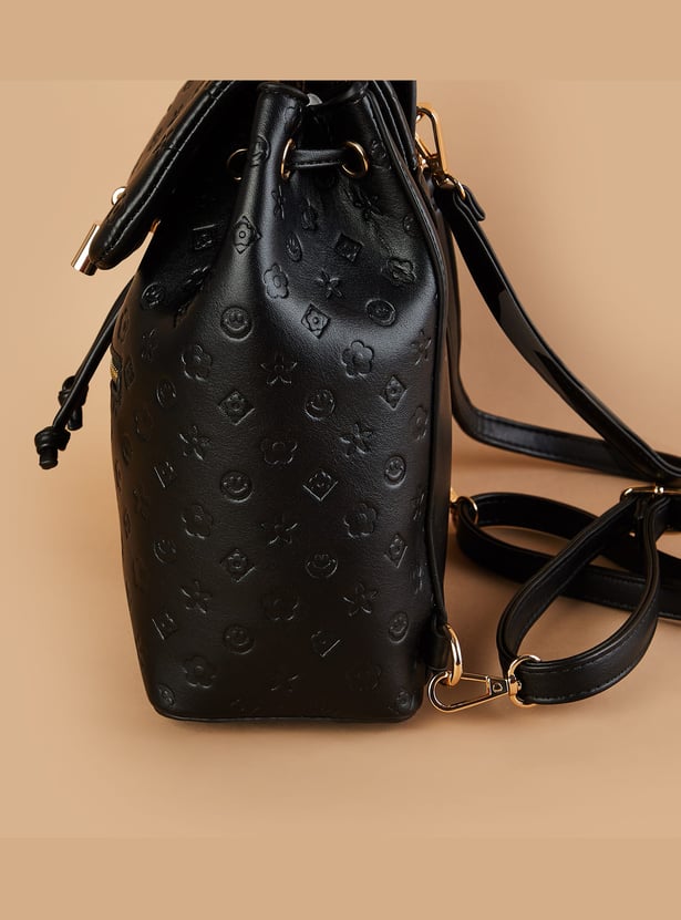 GINGER Embossed Design Backpack