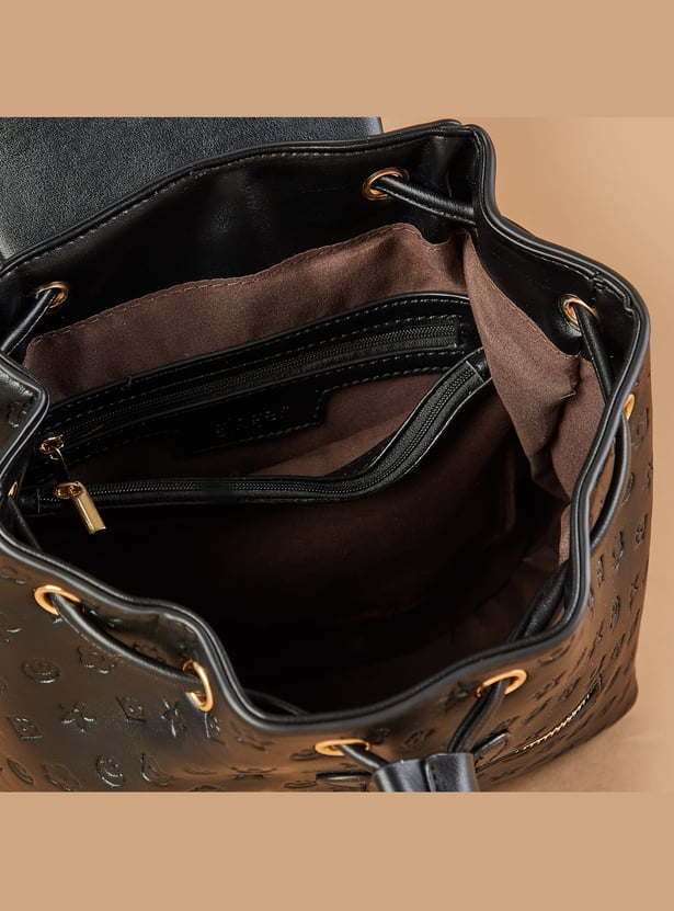 GINGER Embossed Design Backpack
