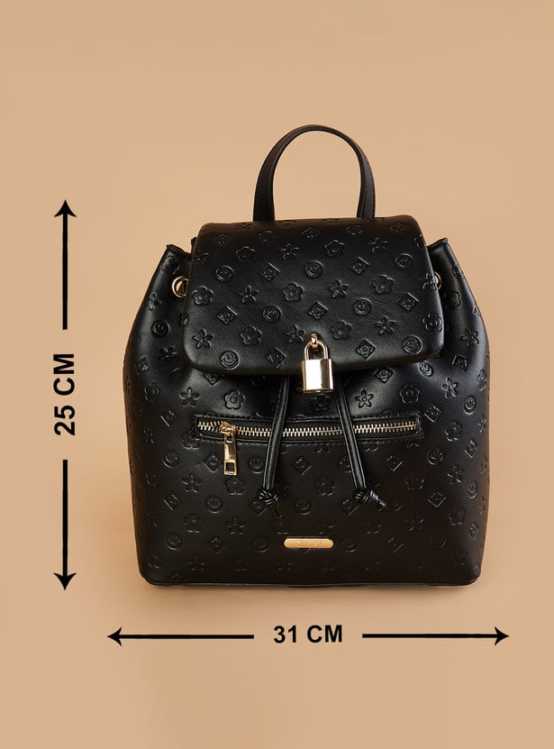 GINGER Embossed Design Backpack