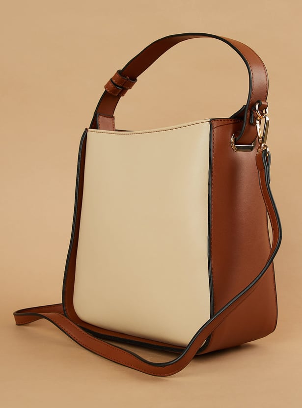 CODE Colourblock Handheld Bag