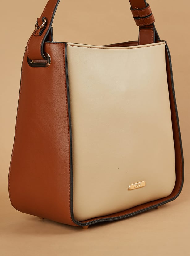 CODE Colourblock Handheld Bag