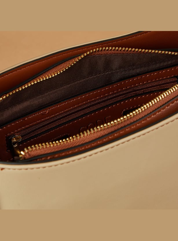 CODE Colourblock Handheld Bag