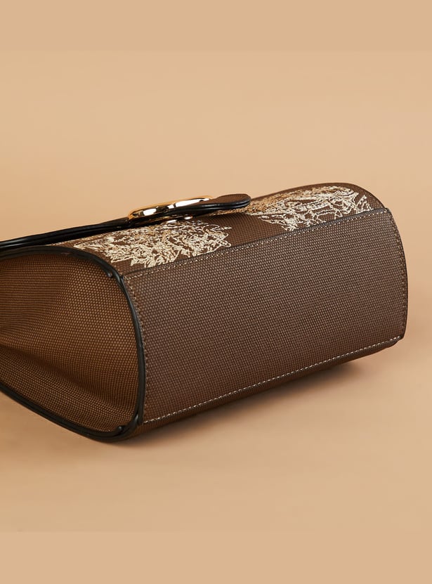 GINGER Floral Print Handheld Bag