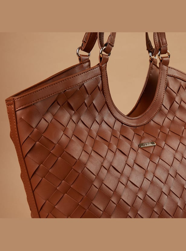 CODE Woven Shoulder Bag