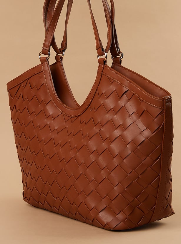 CODE Woven Shoulder Bag